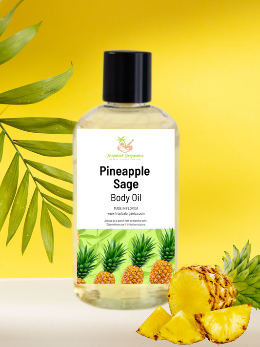 Black Pineapple X Sage Body Oil