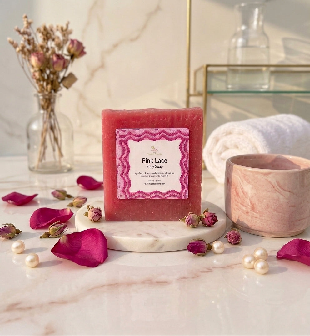 Pink Lace Body Soap
