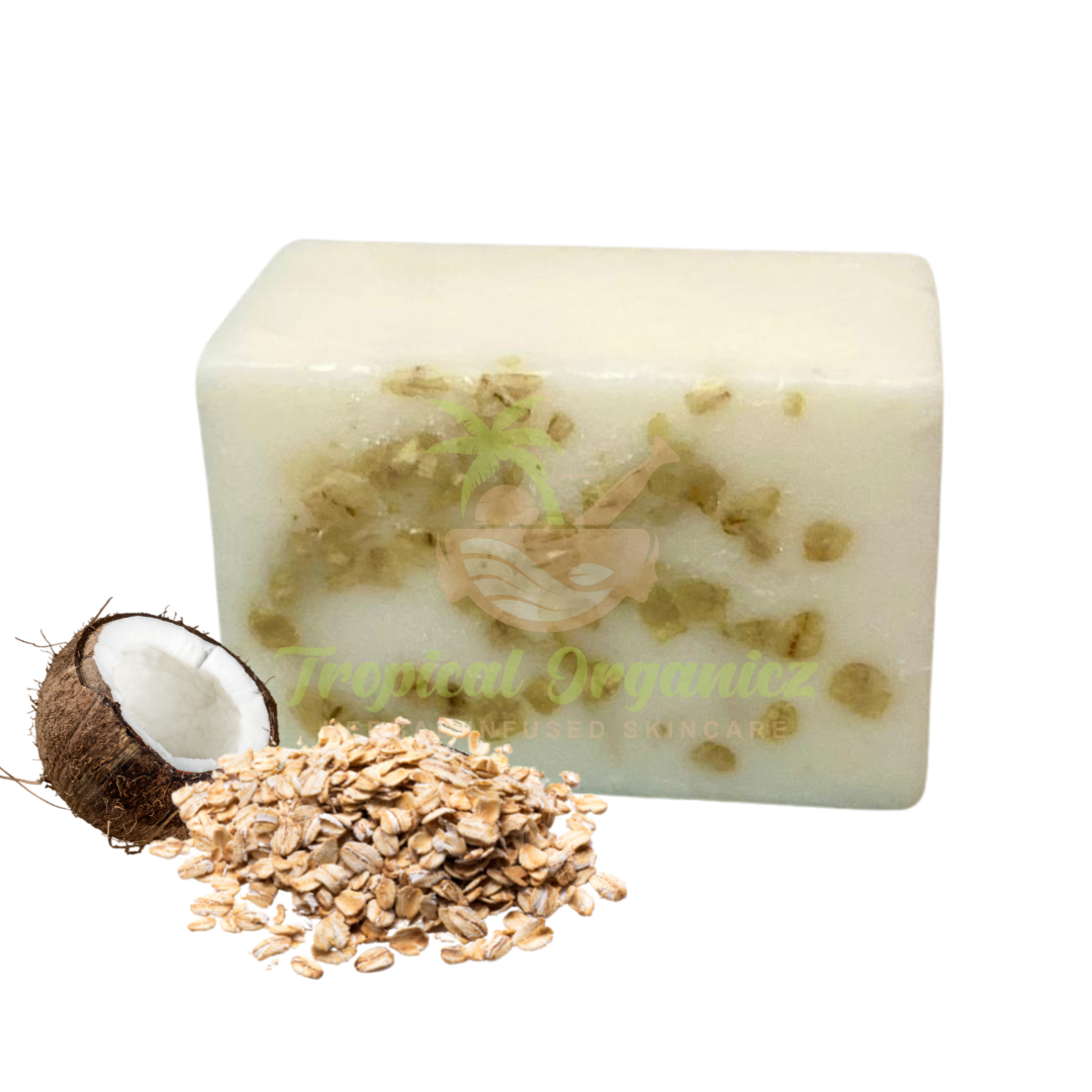 Coconut Oatmeal Soap (Soothe Inflammation and Moisturize)