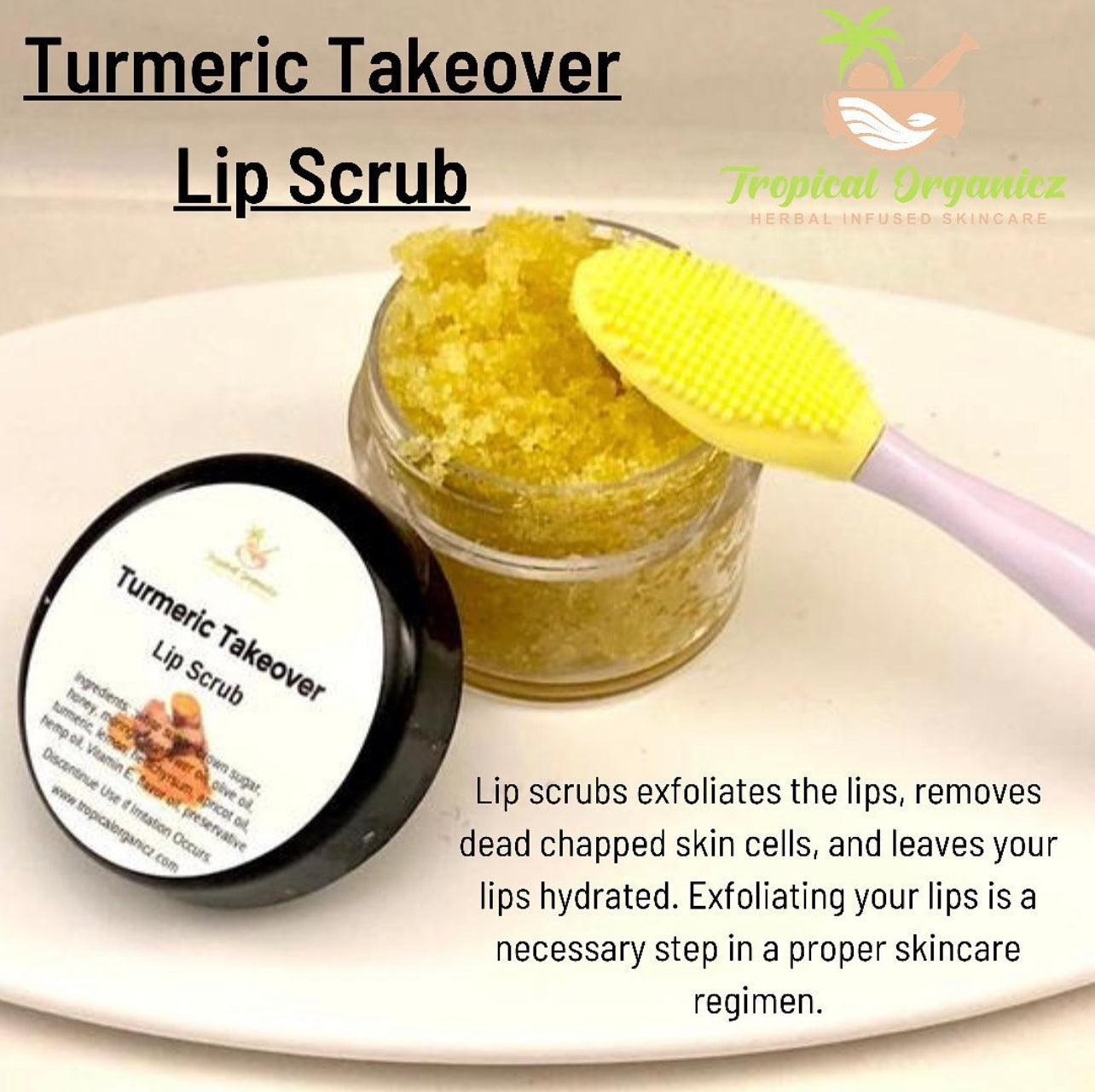 Turmeric Takeover Lip Scrub