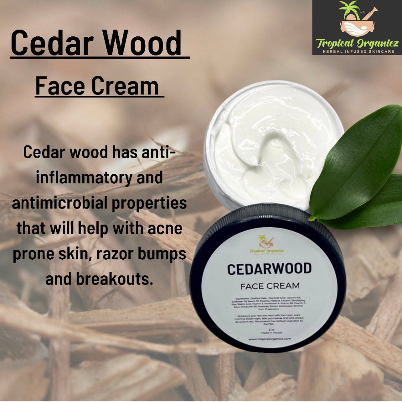 Cedarwood Face Cream
