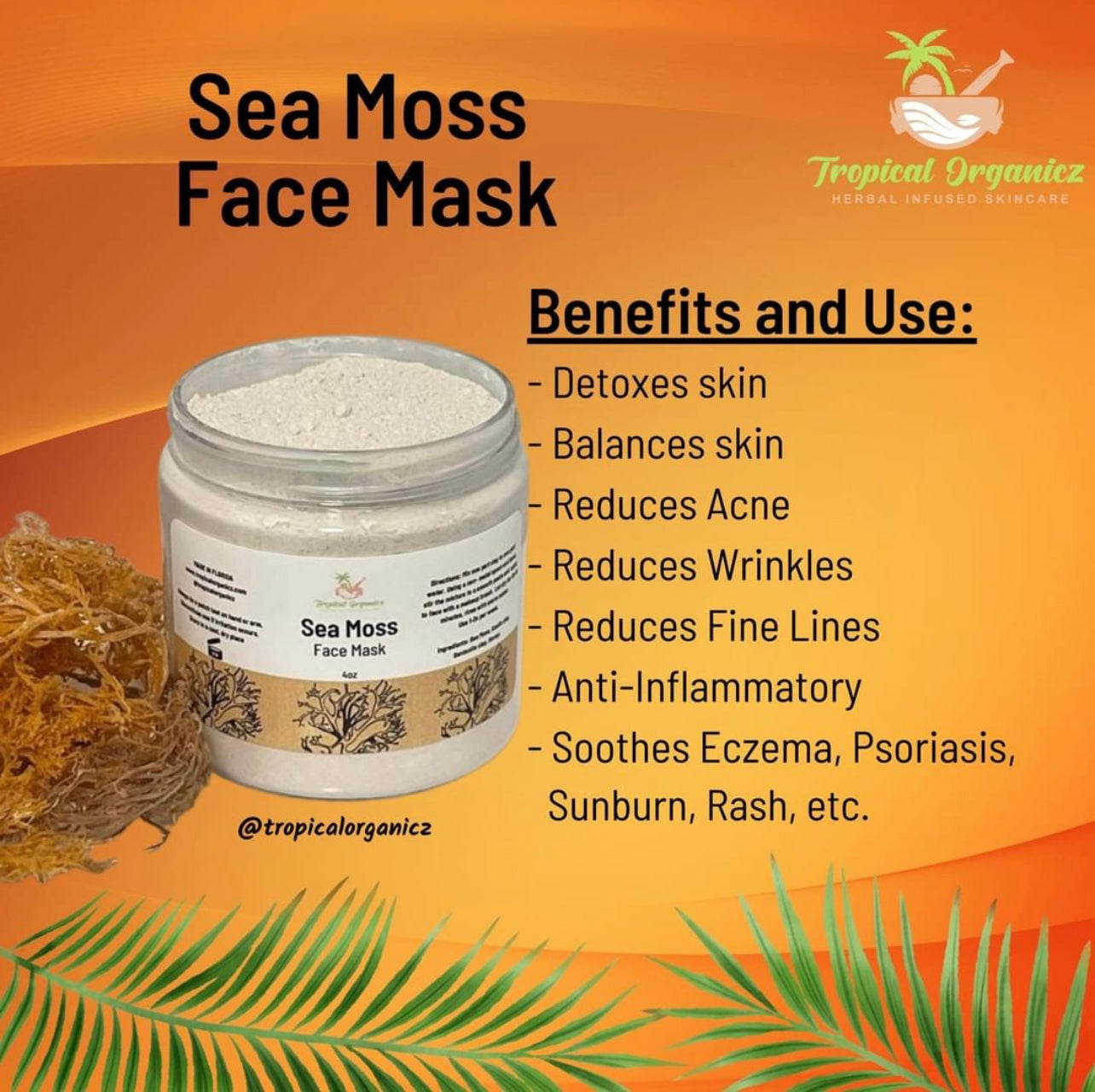 Sea Moss (Dry, Sensitive Skin) Face Mask