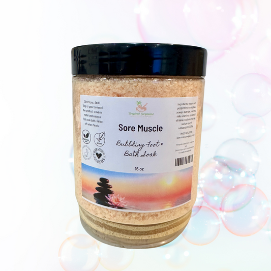 Sore Muscle Relief Foaming Foot and Bath Soak