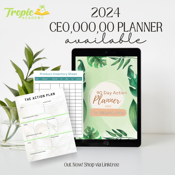 CEO,000,000 Action Planner (Printable/Digital PDF)