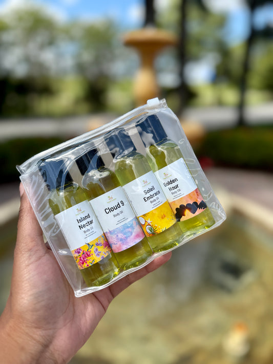 Body Oil Sample Gift Set