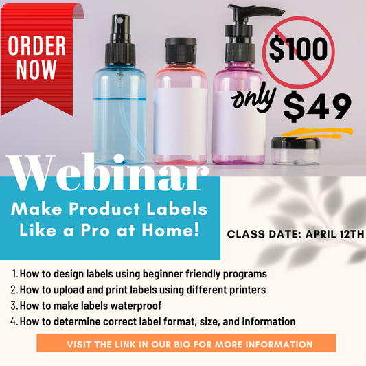 Mega Sale!: Make Product Labels Like a Pro at Home!