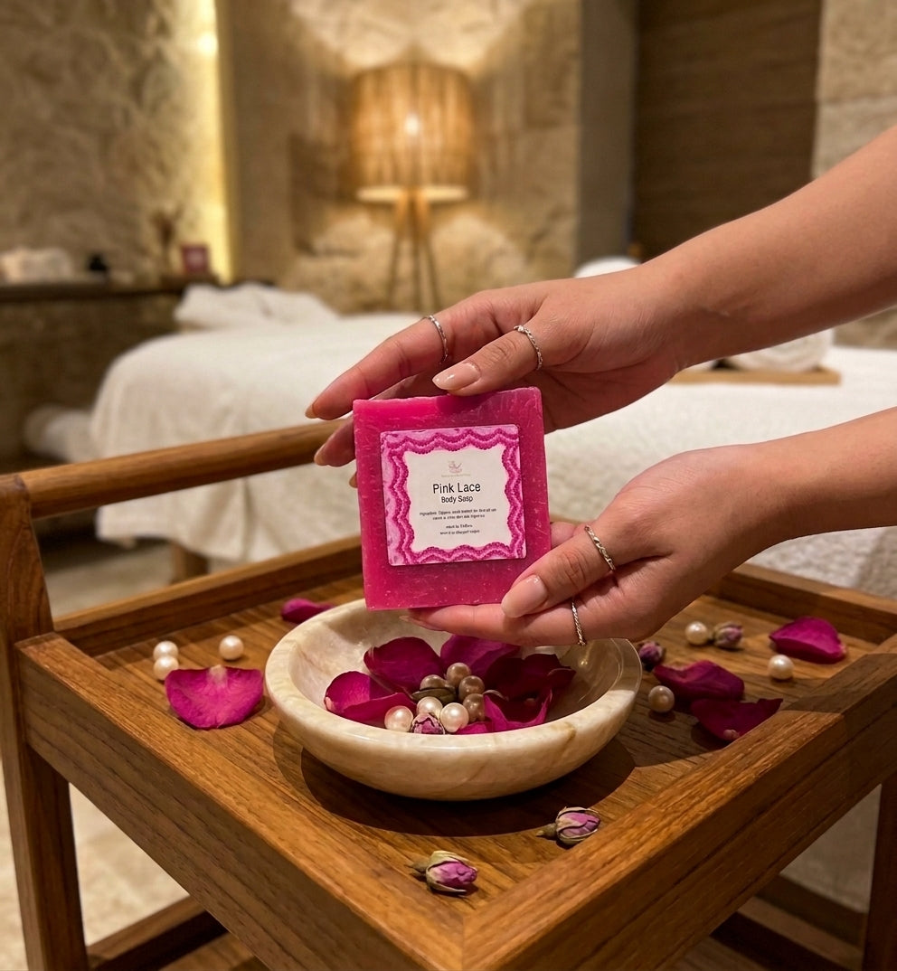 Pink Lace Body Soap