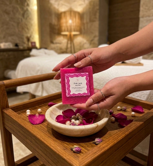 Pink Lace Body Soap