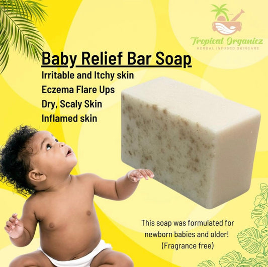 Baby Relief Herbal Bar Soap (soothe eczema and irritable skin)