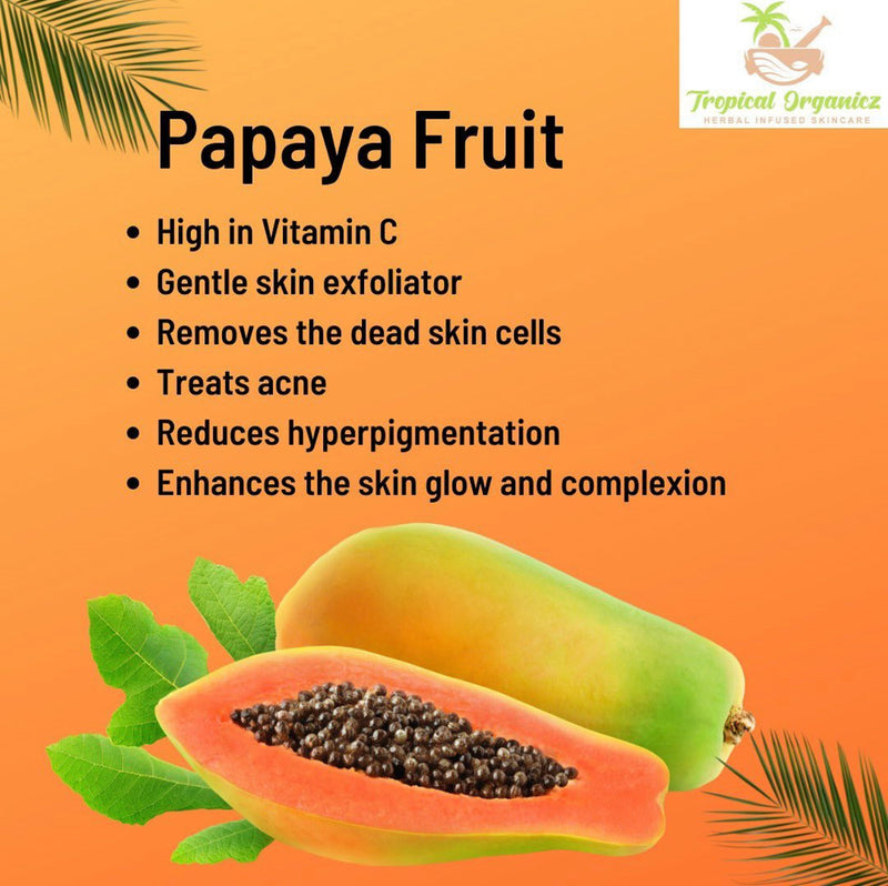 Papaya Glow Brightening (Gentle Exfoliating) Face and Body Soap