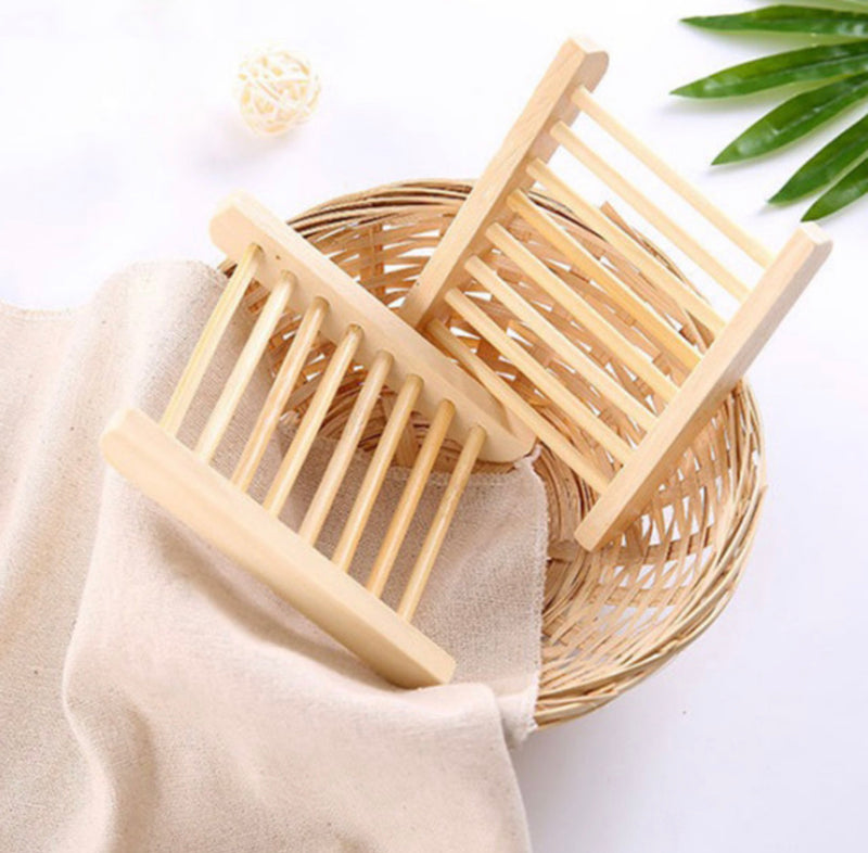 Wooden Ladder Soap Draining Dish