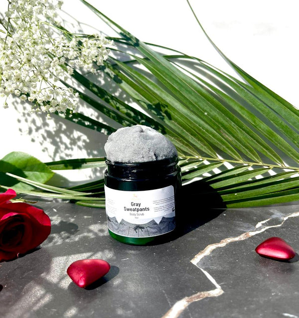 Gray Sweatpants Foaming Body Scrub