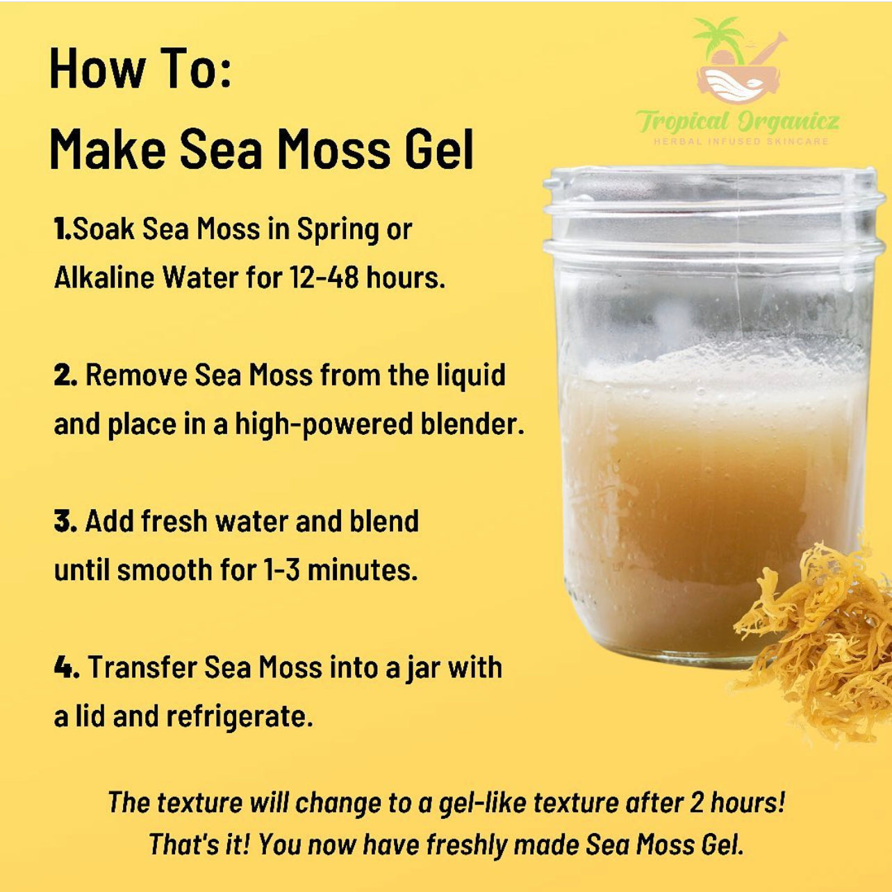 100% Organic Sea Moss